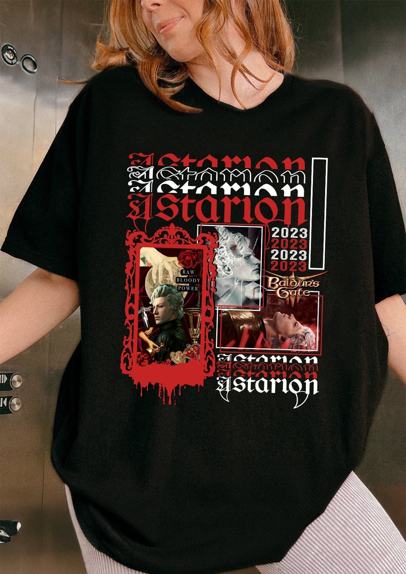 2023 Astarion Baldurs Gate 3 Shirt, Girl Dinner Merch, Astarion High Elf Sweatshirt, Astarion Rogue Tee, Dungeon Master,Bg3 Video Game Shirt