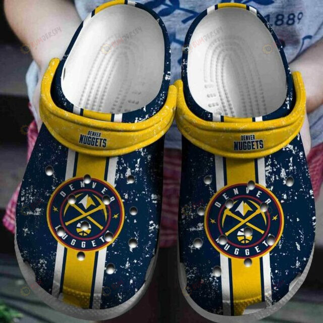 Denver Nuggets Aop Crocs Crocband Clog Comfortable Water Shoes – Aop Clog