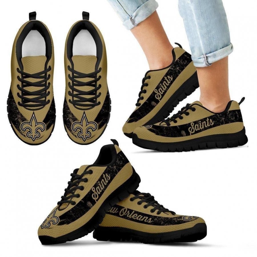 Cool Line Logo New Orleans Saints Sneakers #841