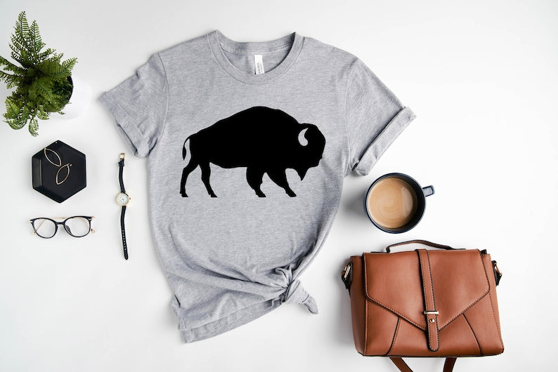 Buffalo Shirt, Country Shirt, Animal Lover, Bison T-Shirt