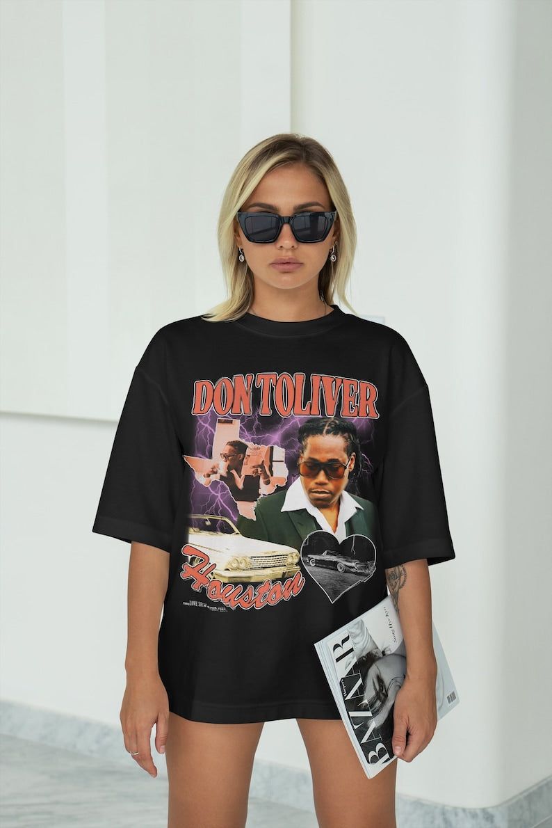 Houston Don Toliver Shirt, Don Toliver Fan, Rapper Fan Gift, Vintage Bootleg, Hip Hop Tshirt, Rap Shirt, Love Sick Tour