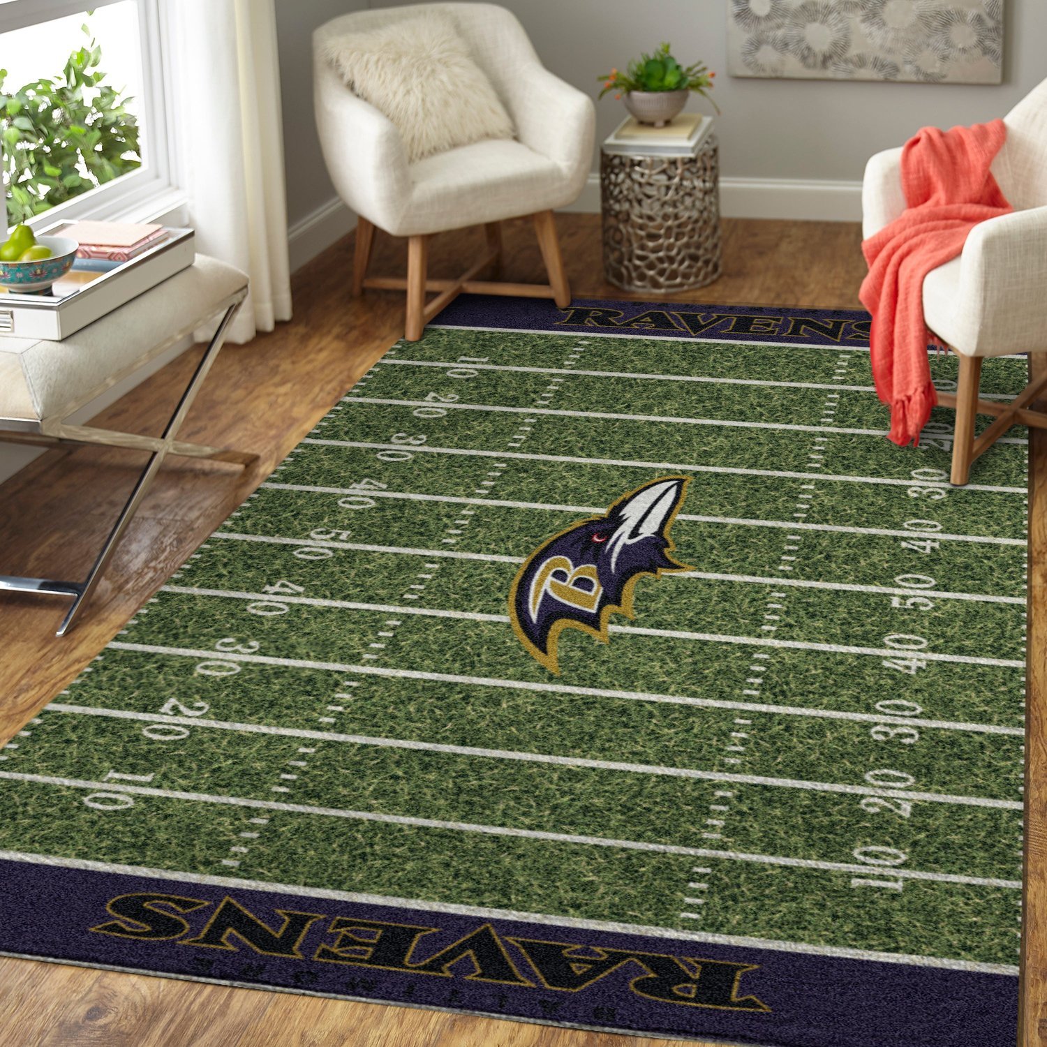 Baltimore Ravens Homefield 190912 Carpet  Living Room Rugs Collections