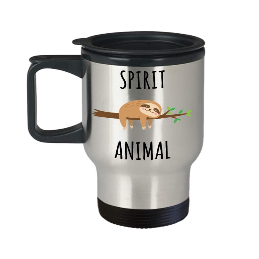 Sloth Mode Mug Spirit Animal Gifts Funny Sloths Stainless Steel Insulated Travel Coffee Cup