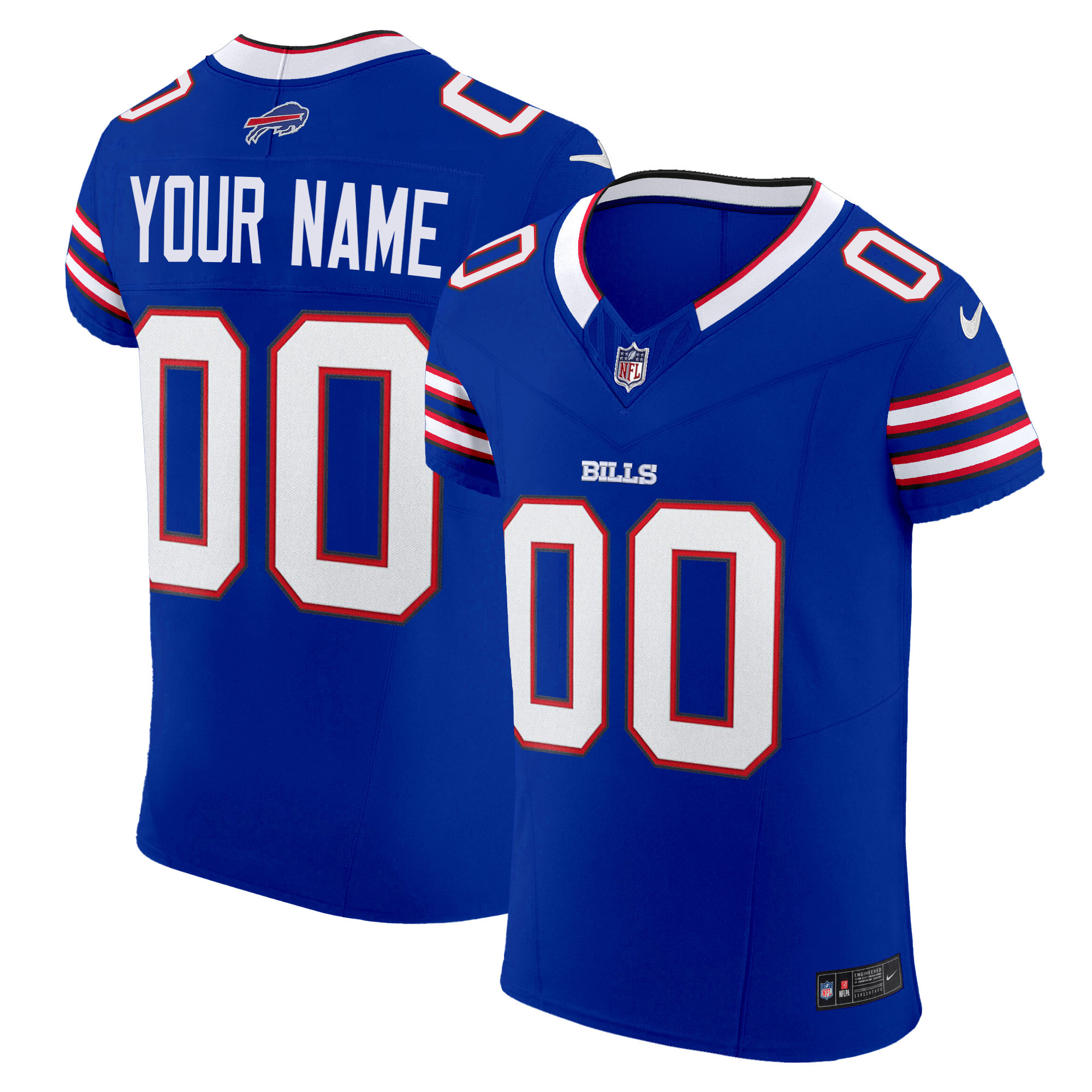 Bills Vapor Elite Custom Jersey – All Stitched