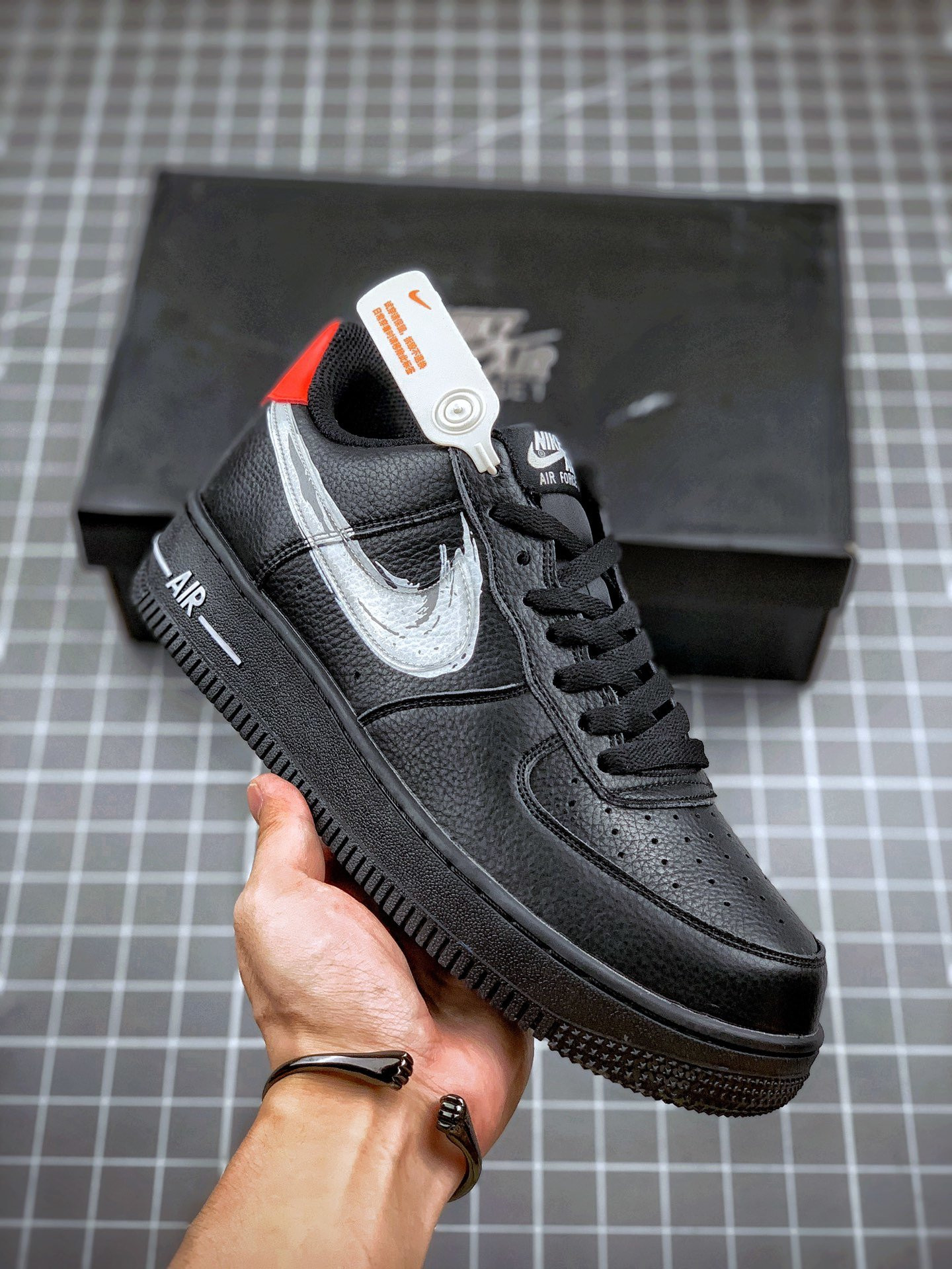 Nike Air Force 1 Brushstroke Black 5340688