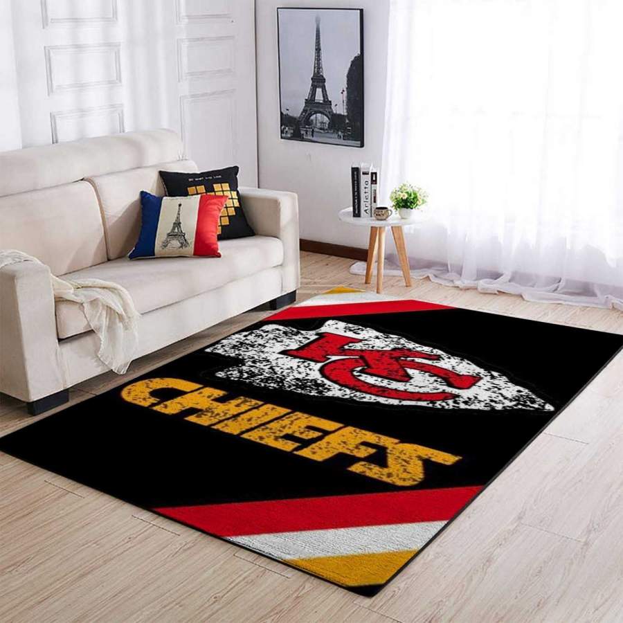 Kansas City Chiefs Area Rugs Living Room Carpet SKC101201 Local Brands Floor Decor The US Decor