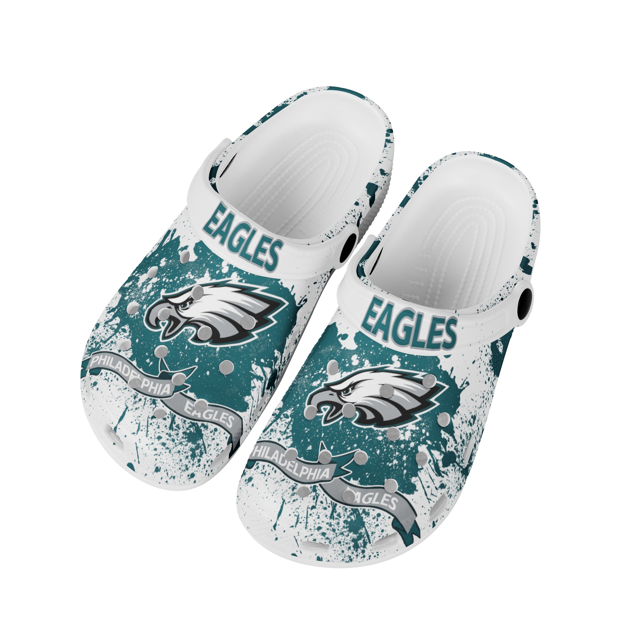 Philadelphia Eagles Shoes Cute Style #2 Crocs Shoes For Fans