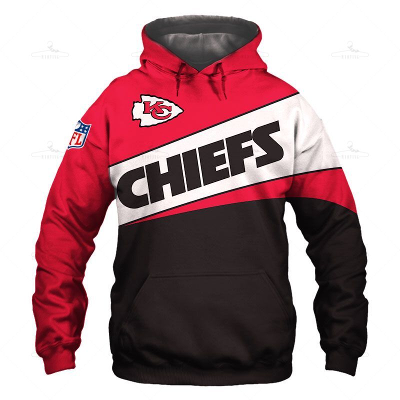 Kansas City Chiefs Hoodie 3D Long Sleeve Pullover New Season