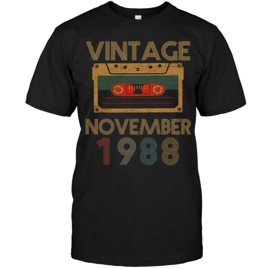 Vintage Mixtape November 1988 T-shirt