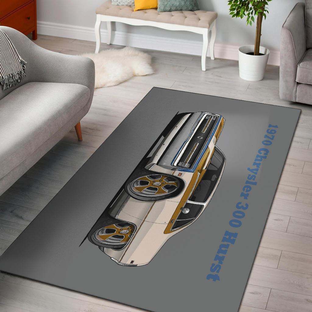 1970 Chrysler 300 Hurst Car Art Area Rug Carpet Carpets Area Rug For Living Room Bedroom Rug Home Decor