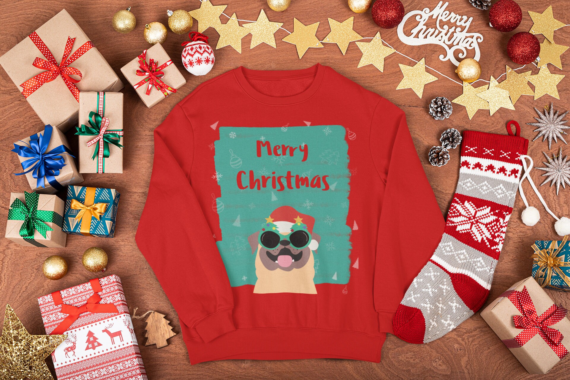Christmas Dog Sweater, Christmas Gift For Dog Lover, Christmas And Dog, Christmas Gifts Idea, Christmas Shirts For Her/Him, Holiday Apparel
