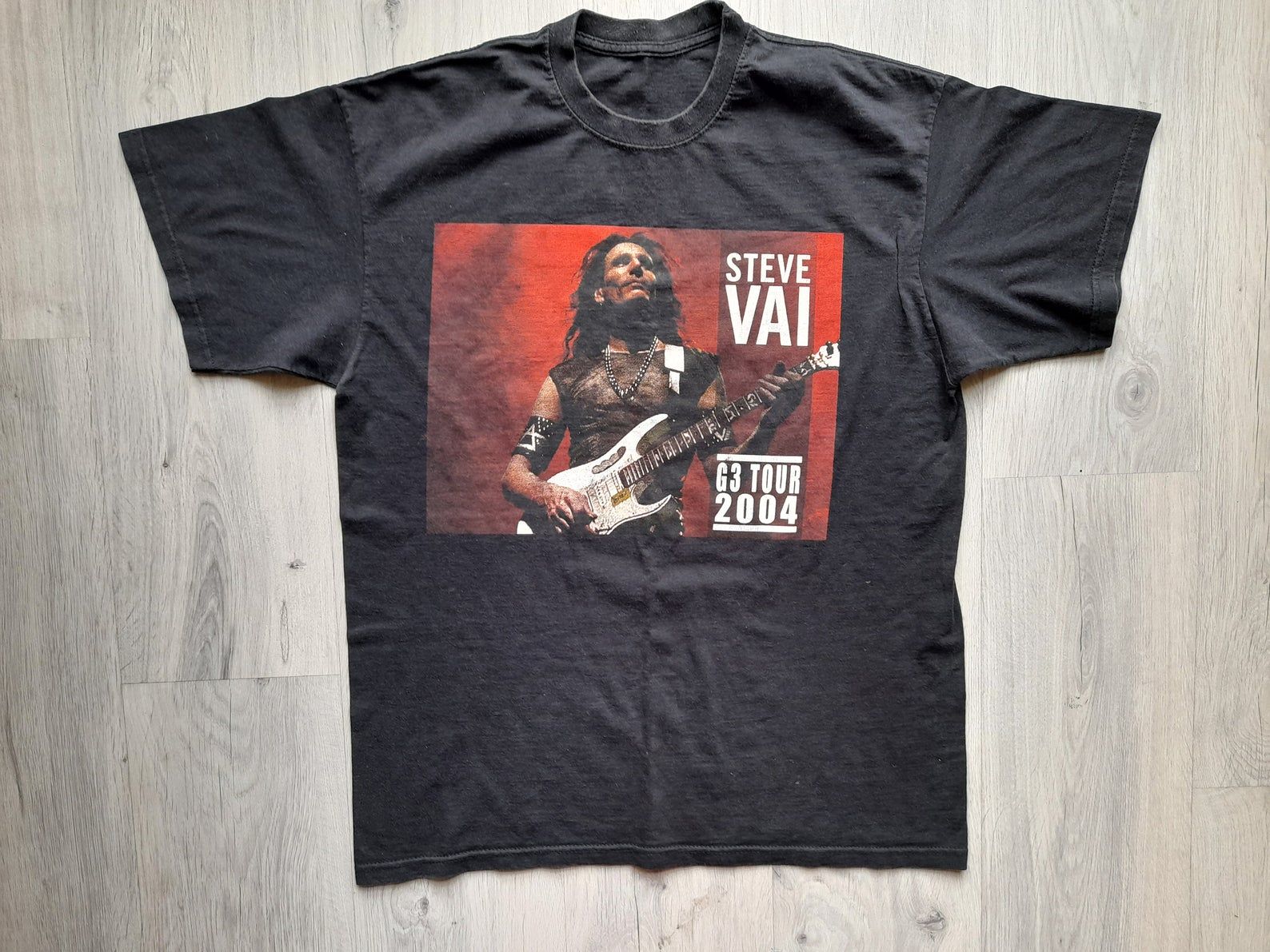 Vintage Steve Vai G3 04 Tour Shirt Steve Vai Joe Satriani Robert Fripp