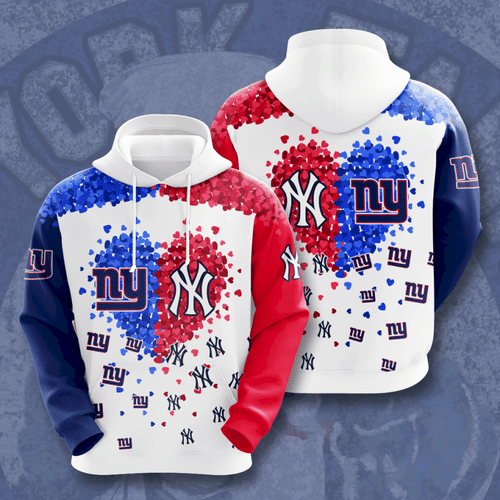 New York Giants Vs New York Yankees 11 Unisex 3D Hoodie Gift For Fans