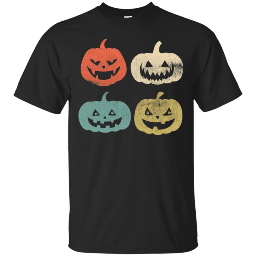 Vintage Pumpkin Shirt Adult Funny Pumpkin Halloween T-shirt