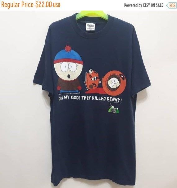 Vtg 1997 South Park Shirtpromo Animated Sitcom Movie Film Television Comedy Central Cartoons 90S Top Primus Music Shirt