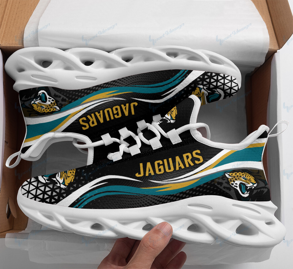 Jacksonville Jaguars Yezy Running Sneakers Bg386