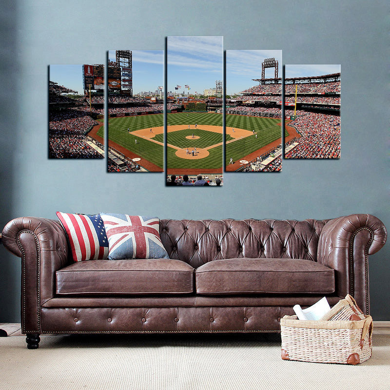 Philadelphia Phillies Stadium Wall Canvas 2 – Donelanetop Store