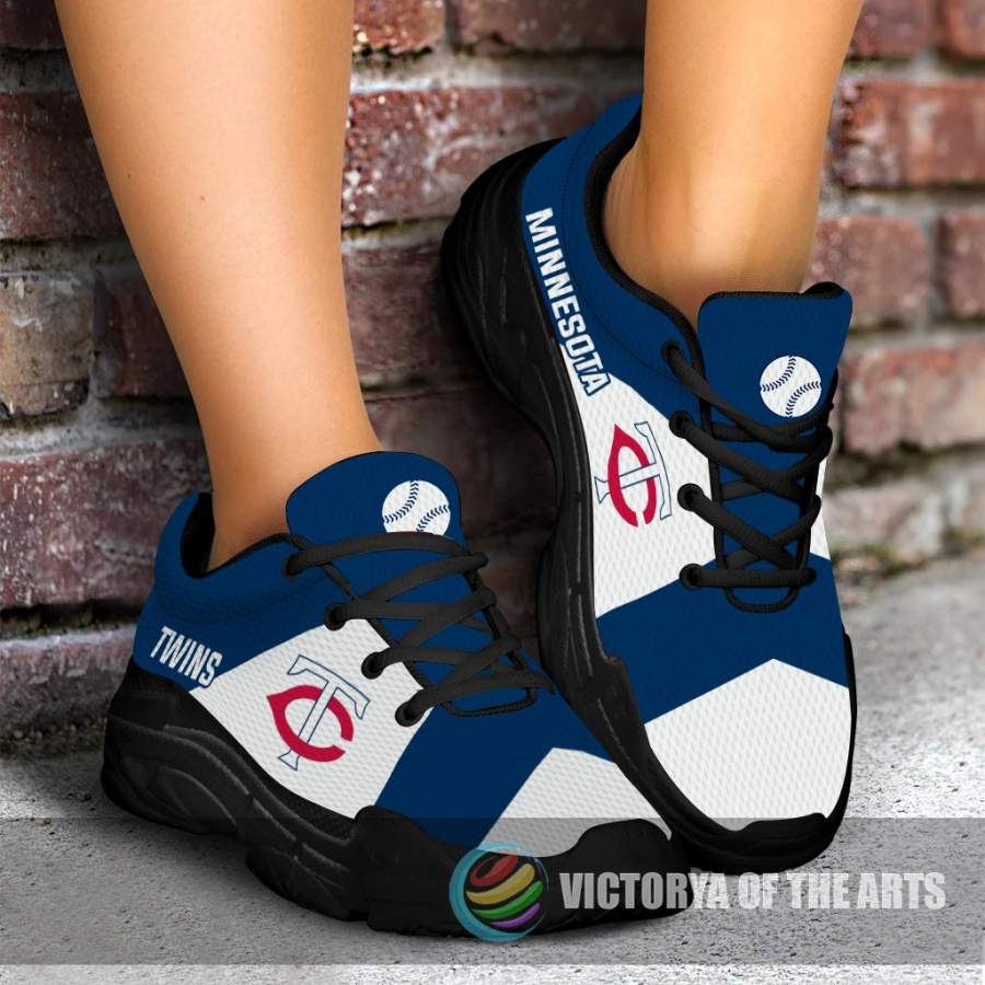 Colorful Logo Minnesota Wild Chunky Sneakers