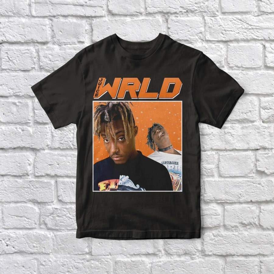 Juice Wrld, 90’s, Vintage, Unisex, Black Tshirt