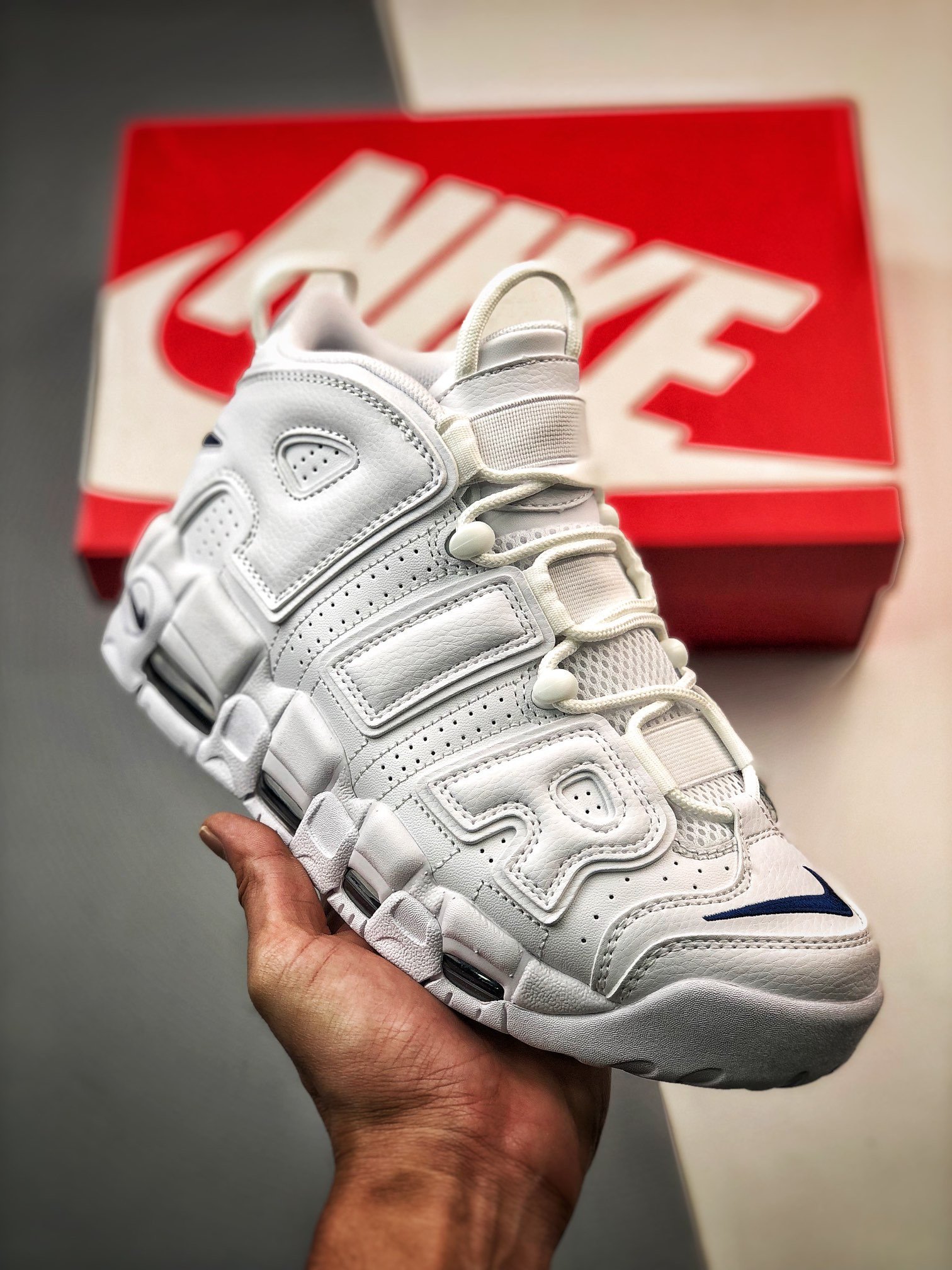 Nike Air More Uptempo White Navy DH8011-100 5338643