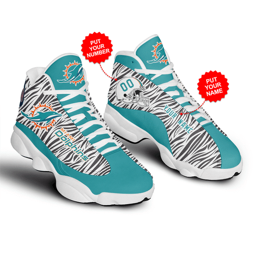 Air Jd13 Sneakers Miami Dolphins Football Personalized Shoes For Fan