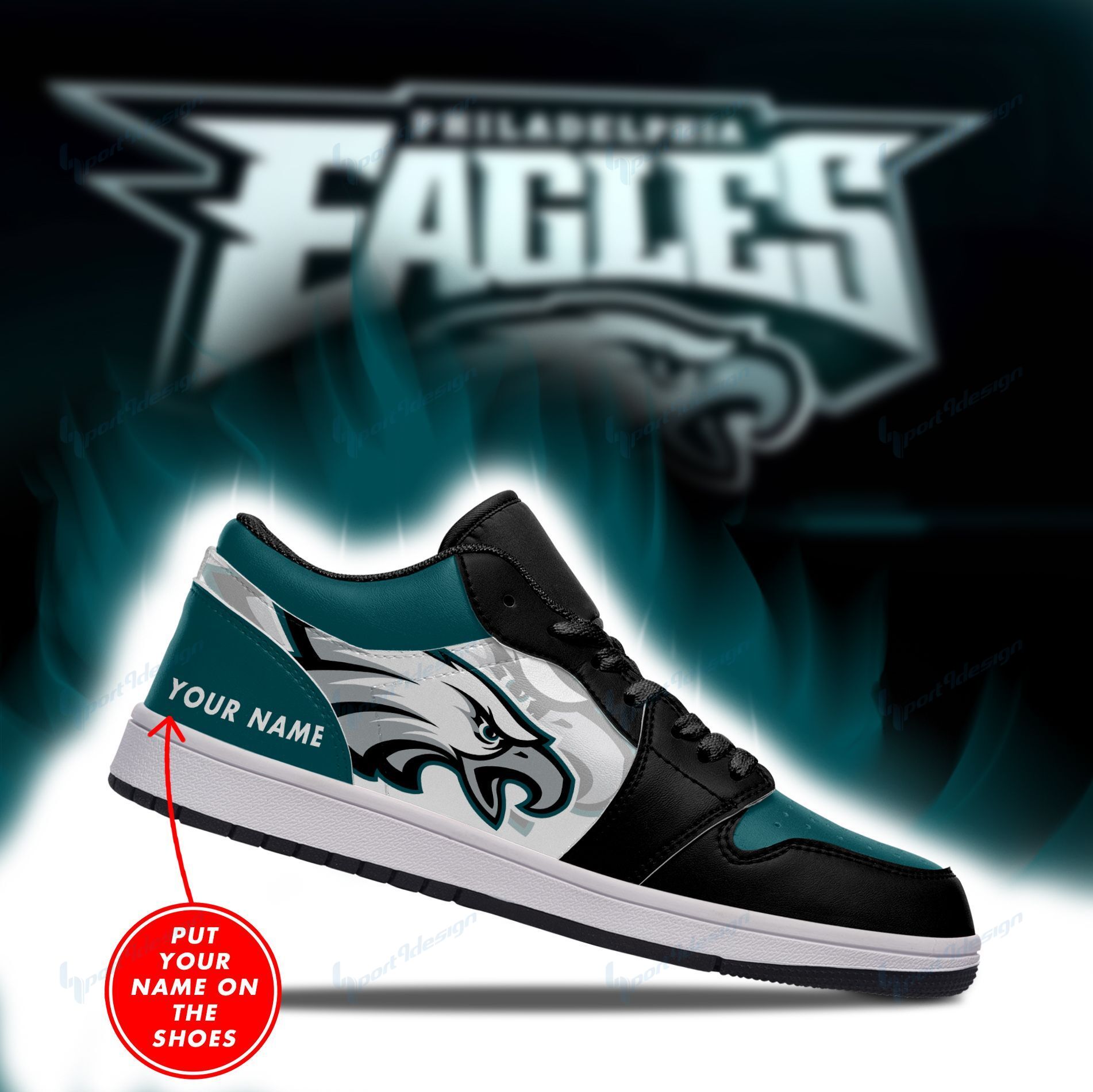 Philadelphia Eagles LJ Sneakers 006