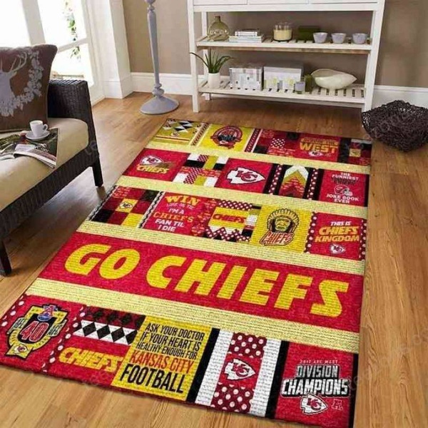 Kansas City Chiefs Area  Sku 266 Rug