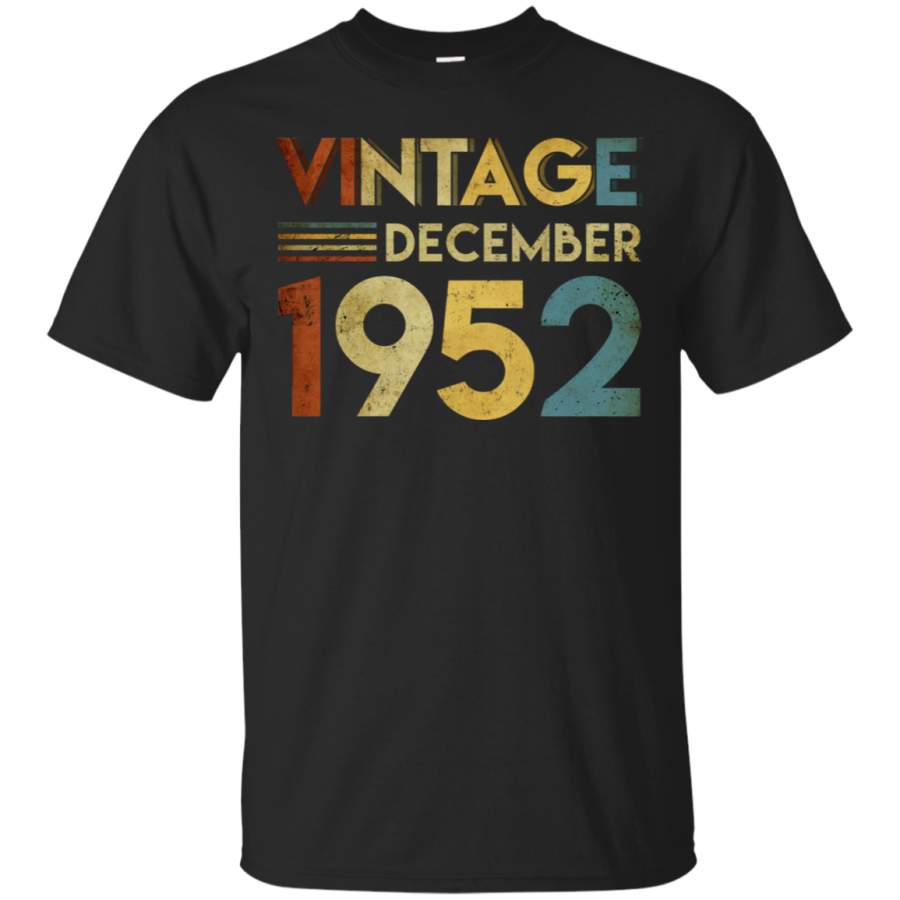 AGR 1952 December Vintage 66th Birthday T-Shirt