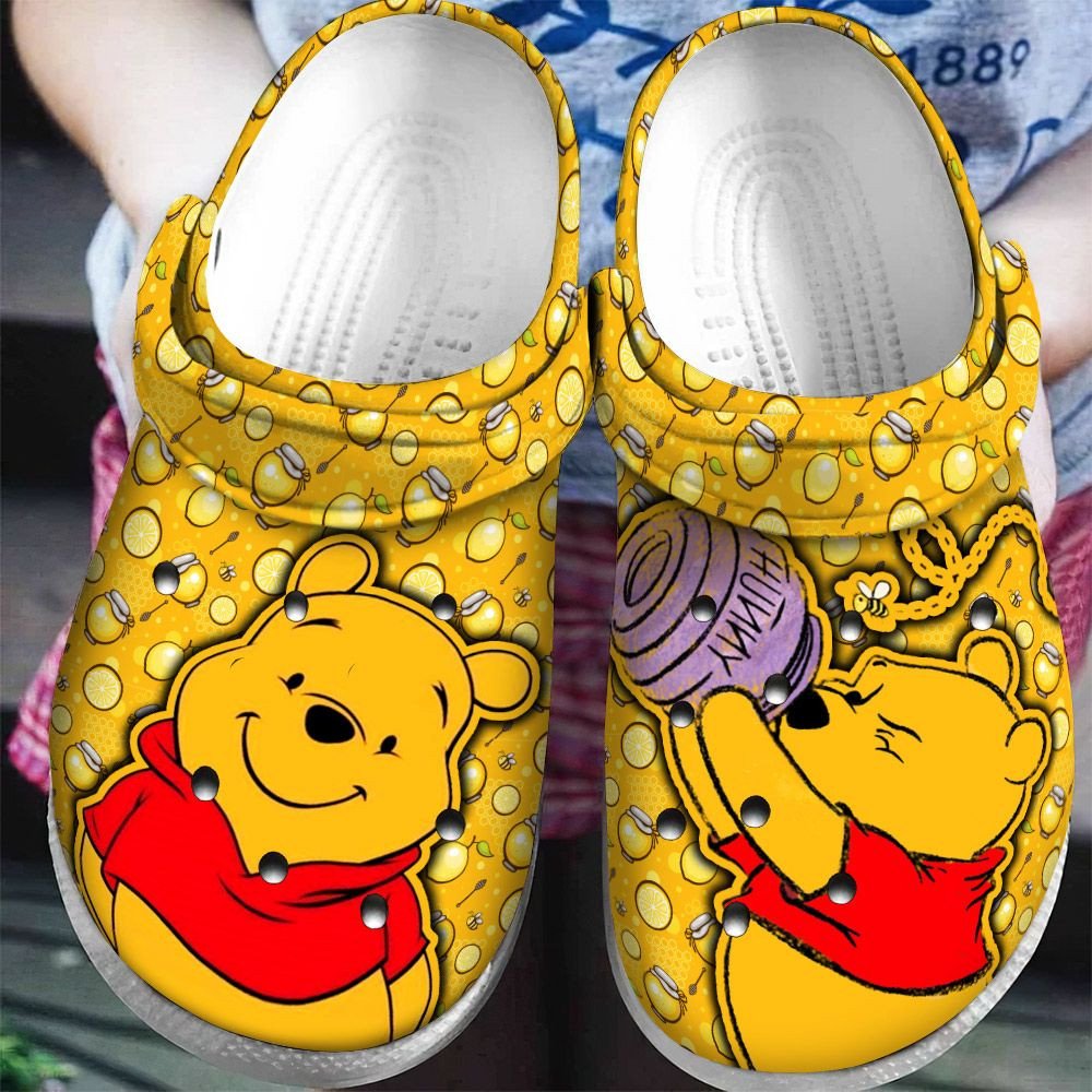 Winnie The Pooh, Pooh Bee Rubber 3D Crocband Clog