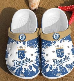 Kansas City Royals Crocband Clog  Clog Comfortable For Mens And Womens Classic Clog  Water Shoes  Kansas City Royals Crocs