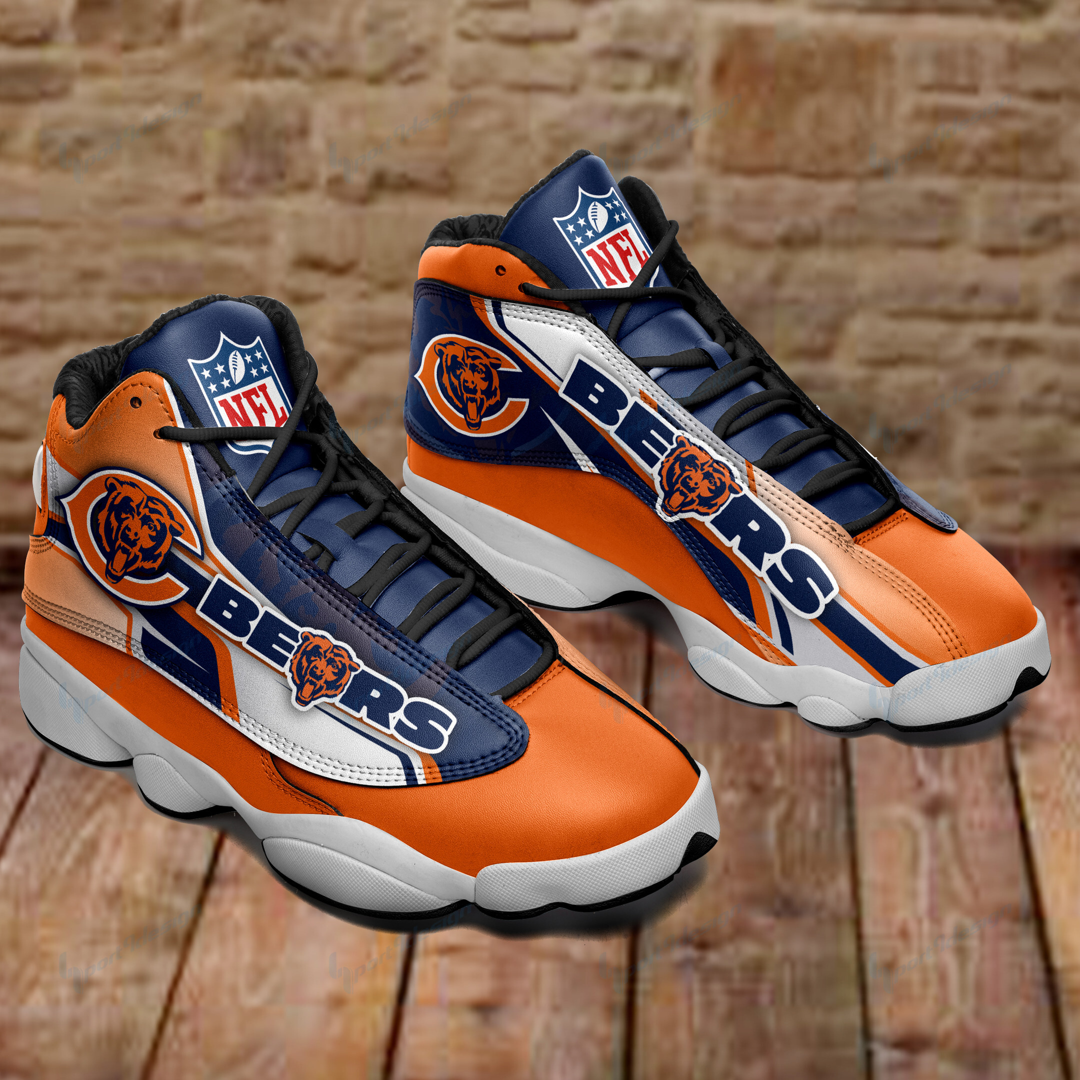 Chicago Bears Ajd13 Sneakers Bg68