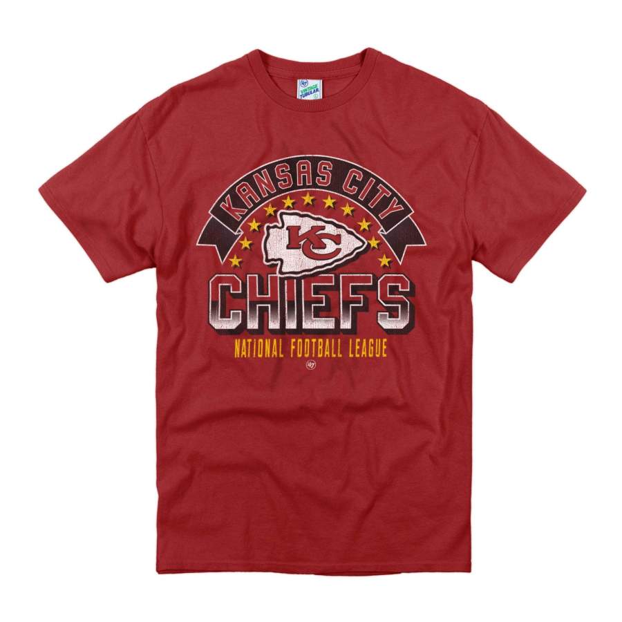 KANSAS CITY CHIEFS SHOW STOPPER ’47 VINTAGE TUBULAR TEE