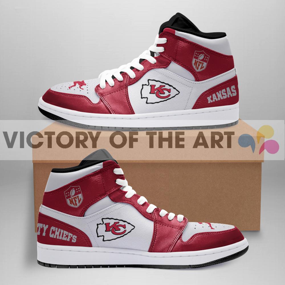 Simple Logo Kansas City Chiefs Jordan Shoes