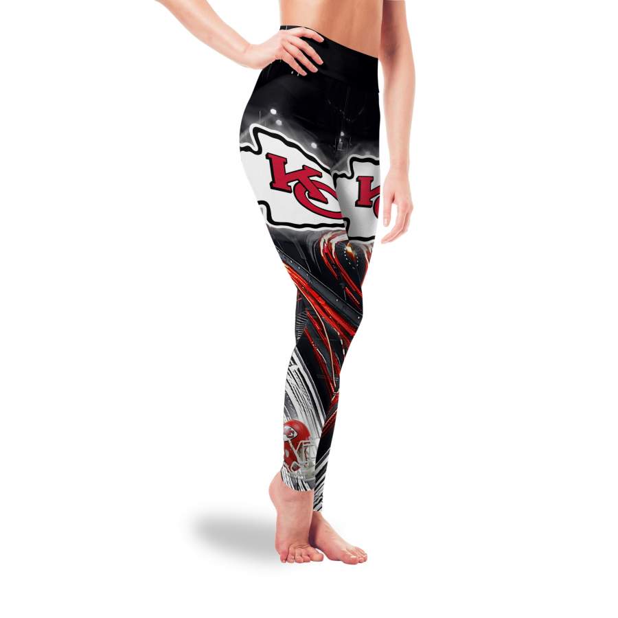 Great Urban Night Scene Kansas City Chiefs Leggings