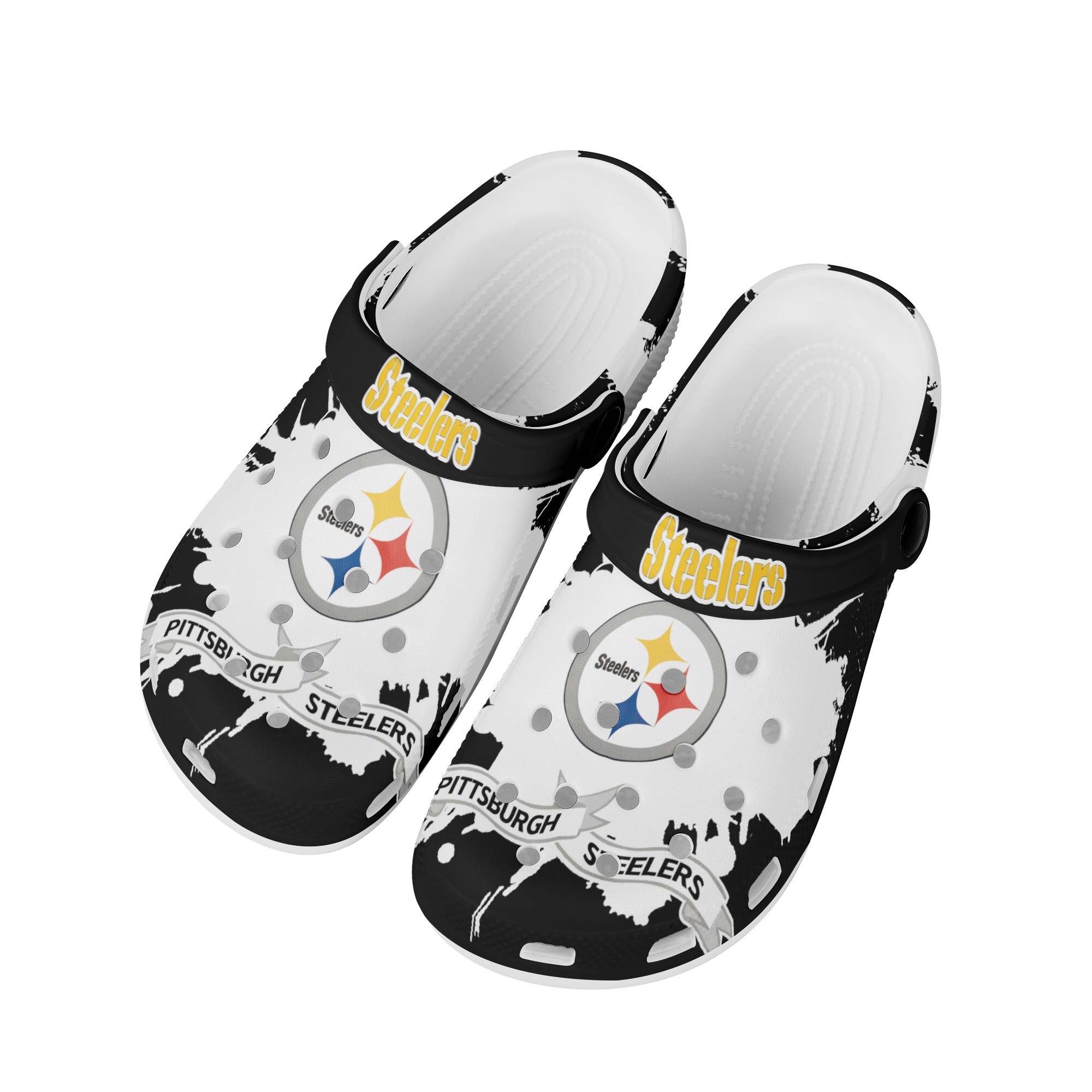 Pittsburgh Steelers Crocs Shoes Cute Style#1 Shoes For Fans