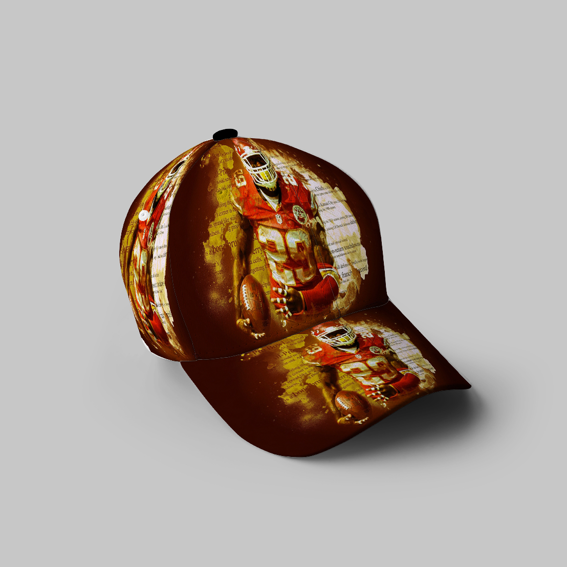 Kansas City Chiefs Player 27 Quote 3D Printing Baseball Cap Classic Hat