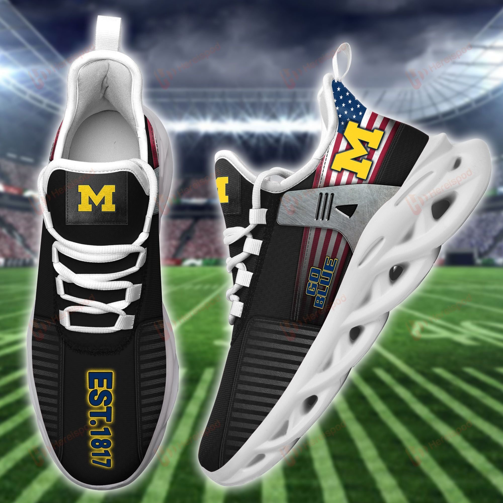 Chsx21082116 Michigan Wolverines Max Soul Shoes