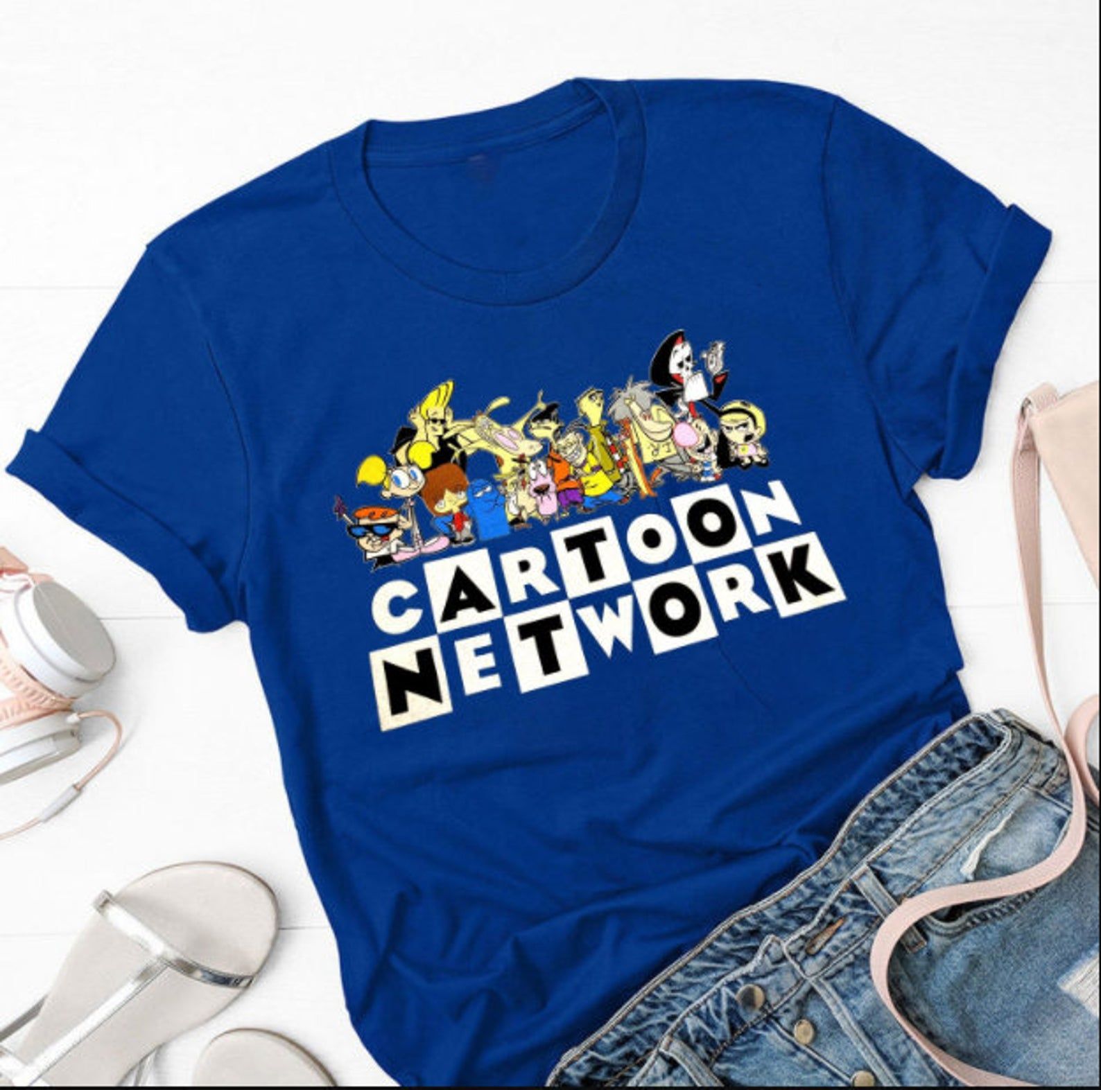 Cartoon Network Classic Character Ture Shirt Gift For Cartoon Fans Gift Shirt Vintage Unisex Shirt Gift For Friend