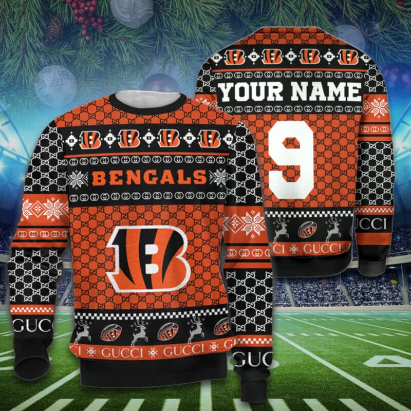 Cincinnati Bengals Ugly Christmas Sweater Shirt B01