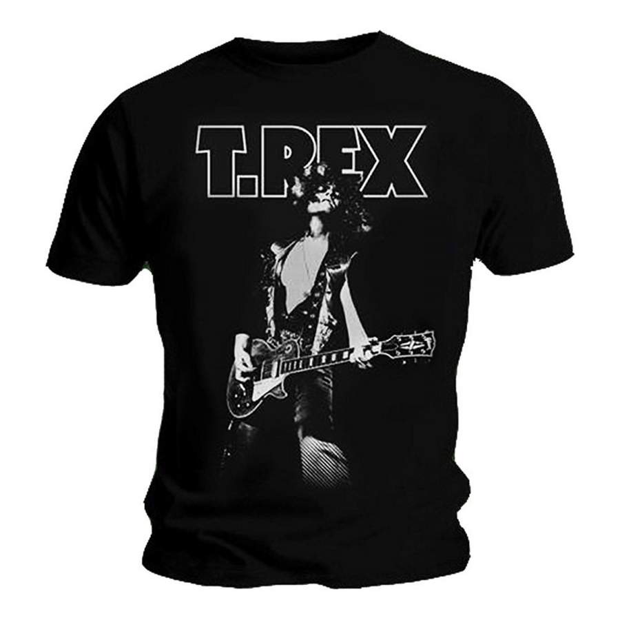 T Rex Vintage Logo Bolan Glam Marc Tees Men’S Punk T-Shirt