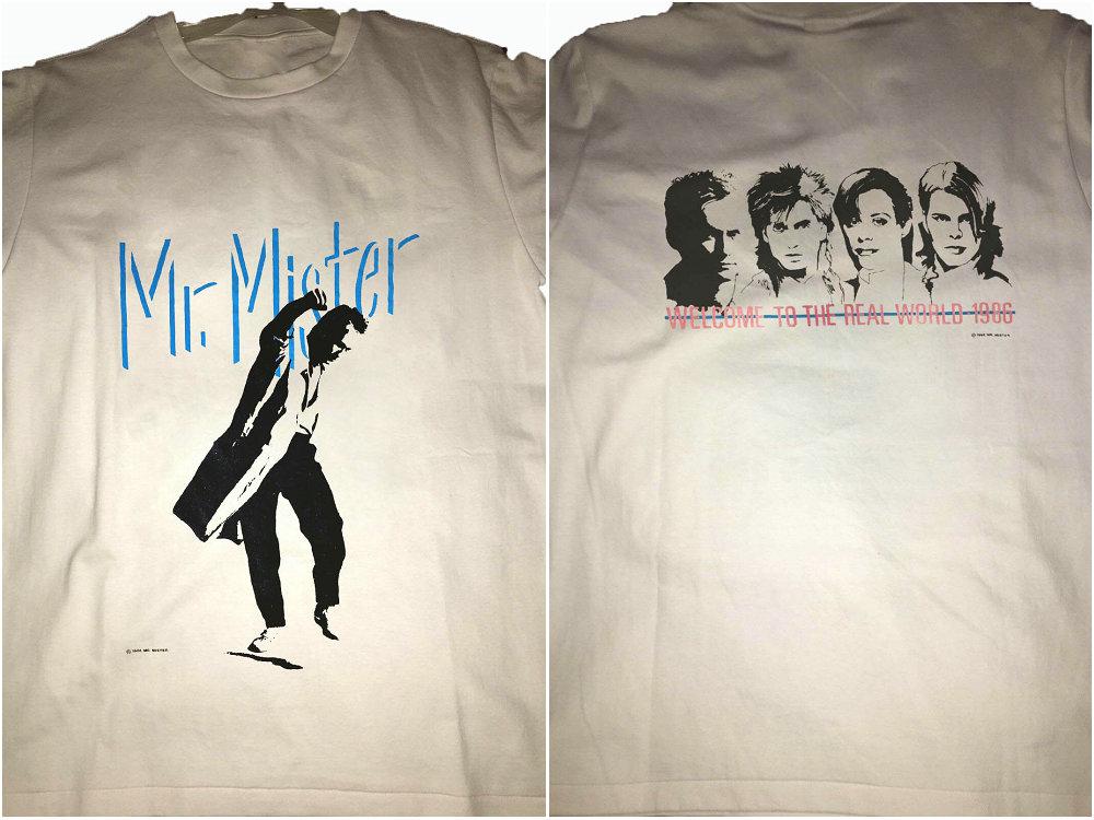 1986 Mr Mister Welcome To The Real World Album Band T Shirt Vintage Rare t shirt