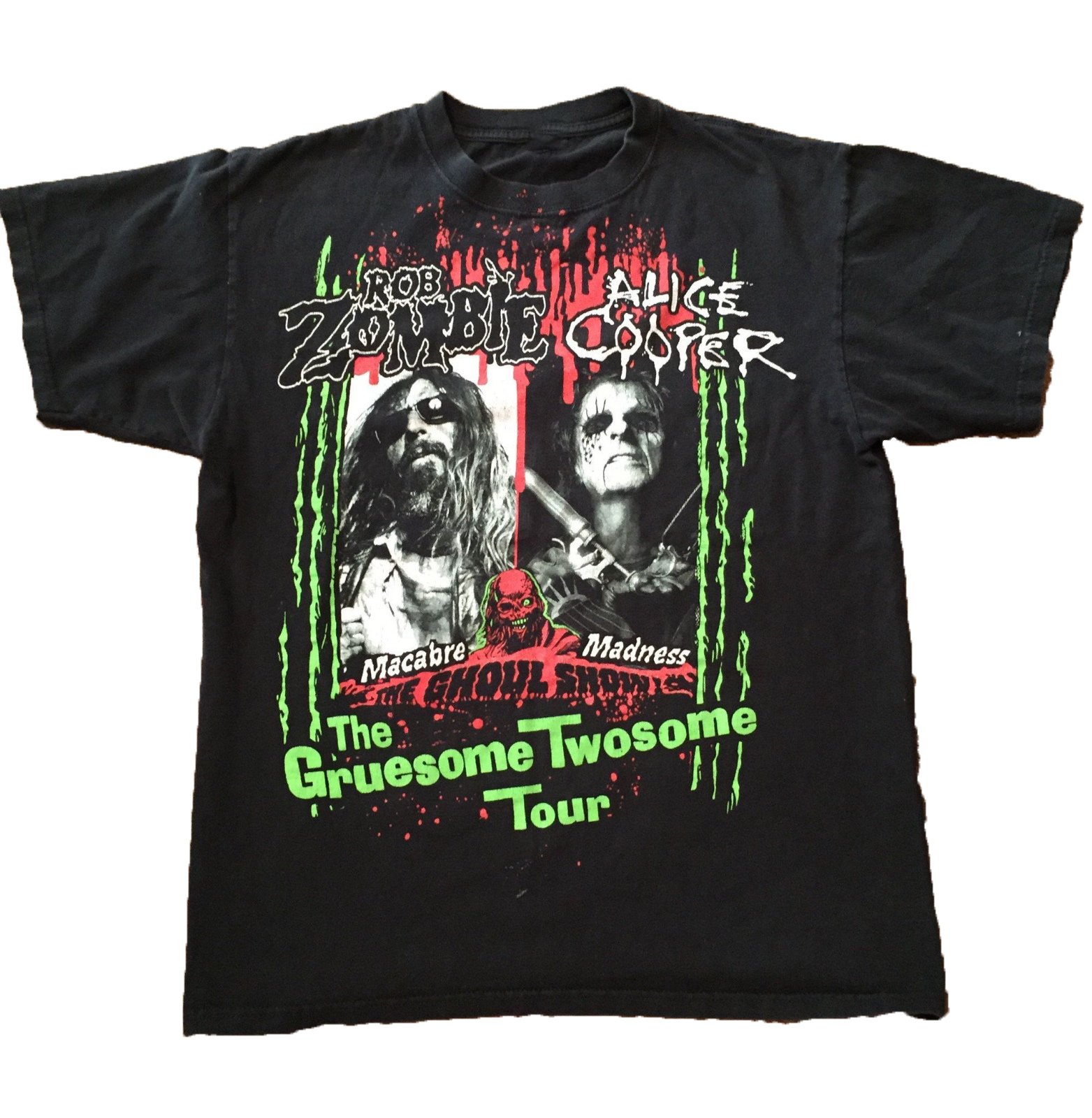 Vintage Rob zombie Vs Alice Cooper Tour T-Shirt Tee Men Size S- 5XL