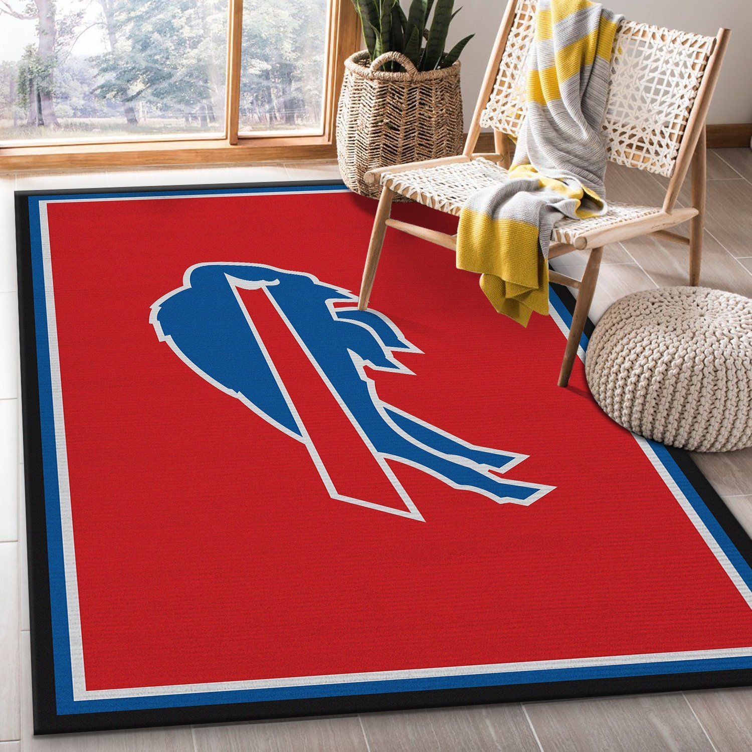 Buffalo Bills rug Football rug Floor Decor BB06 The US Decor