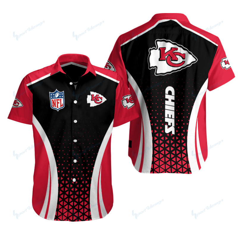 Kansas City Chiefs Button Shirts Bg07