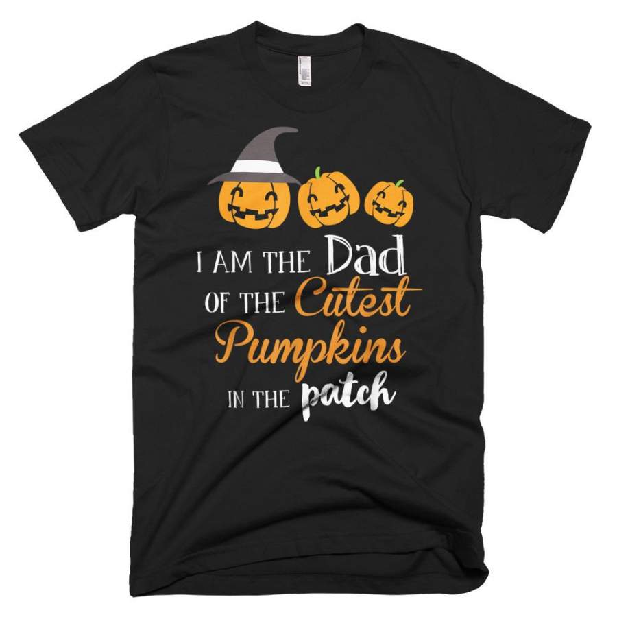 The Dad Of The Cutest Pumpkins In The Patch Halloween Funny T-Shirt