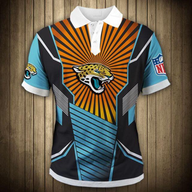 Jacksonville Jaguars Sunlight Casual Polo Shirt - Funnymugsandshirts Fashion