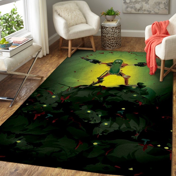 Rick  Morty Pickle Rick Area Rug Mov &hellip;