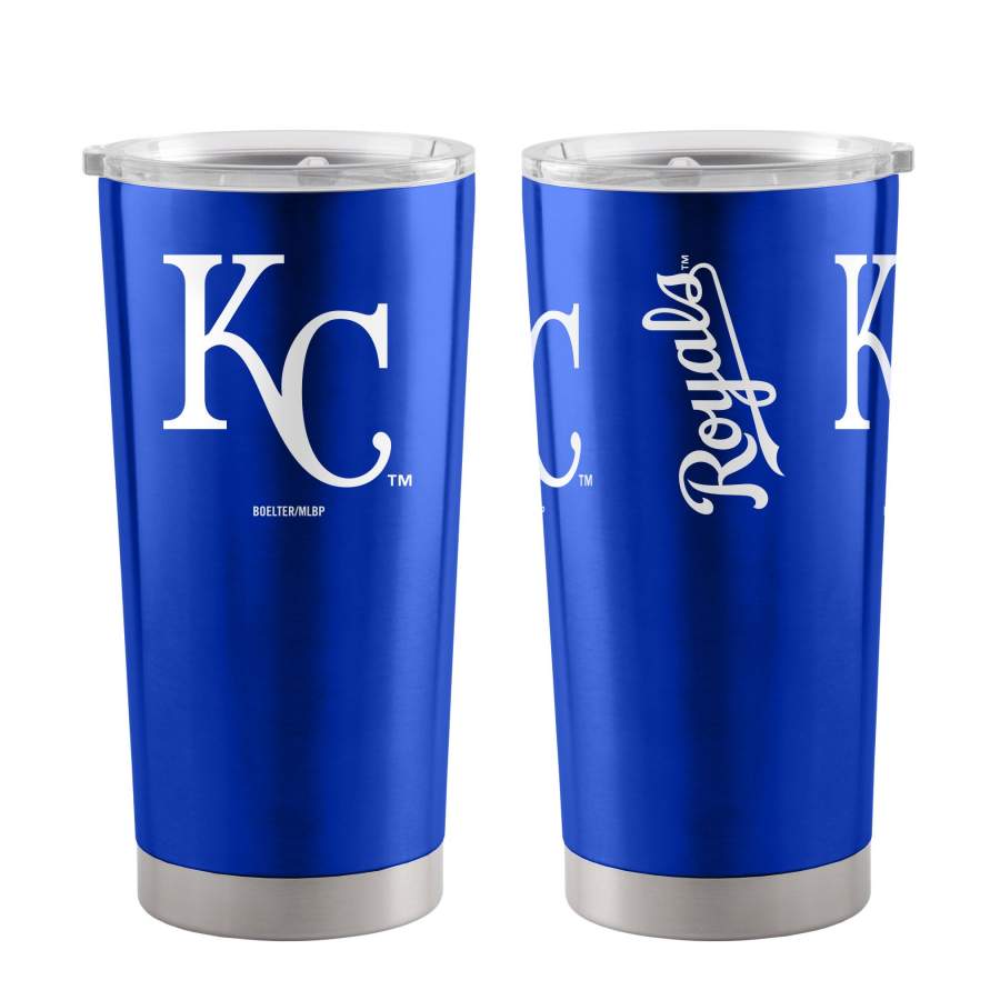 Kansas City Royals Premium Travel Stainless Steel Insulated Tumbler Cup Ultra Blue