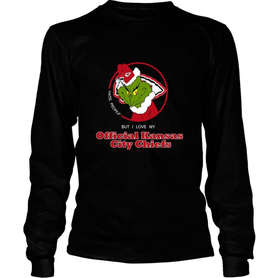 I Love My Kansas City Chiefs T Shirt, The Grinch T Shirt – Long Sleeve Tees