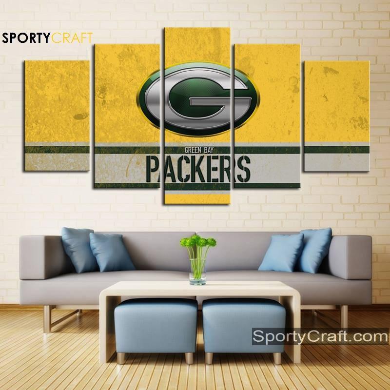 Green Bay Packers Wall Canvas – Donelanetop Store